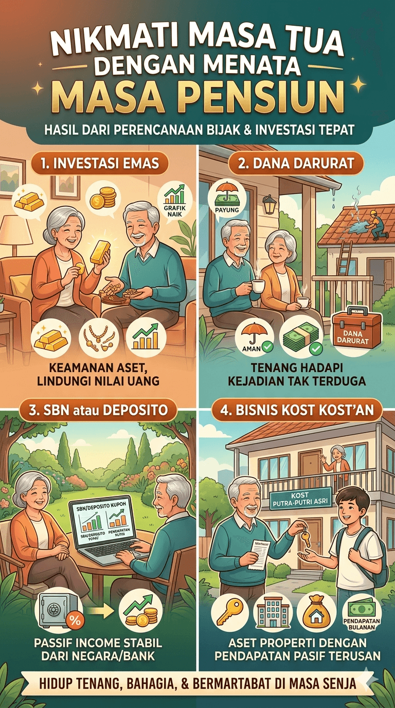 Strategi Multi-Aset untuk Pensiun